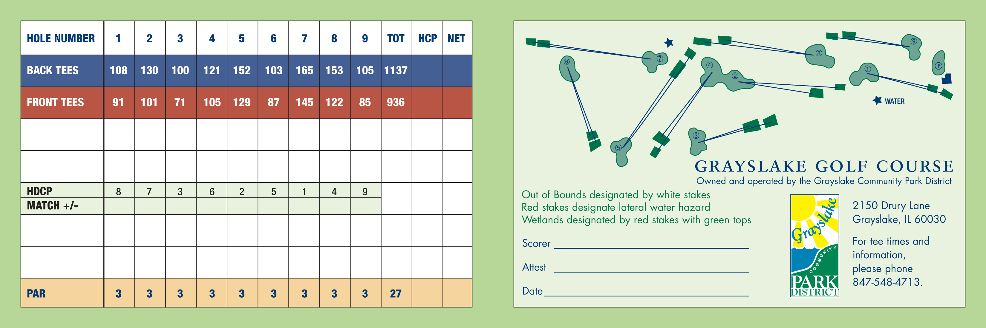 scorecard-grayslake-golf-course